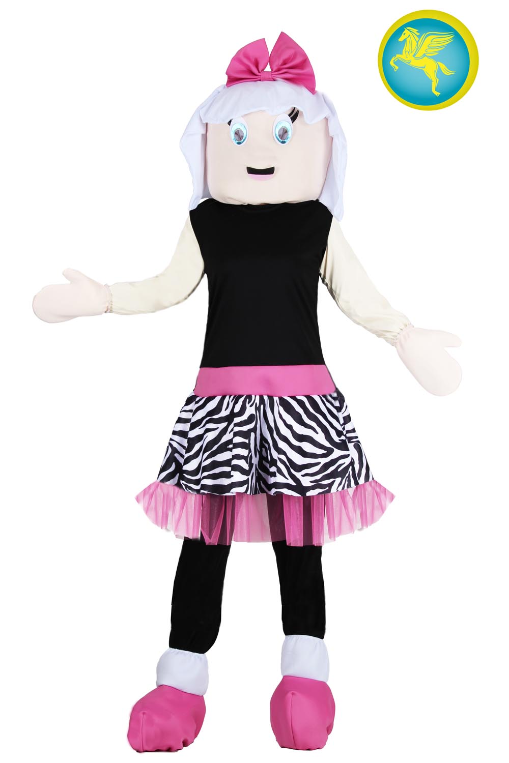 Doll zebratina mascotte