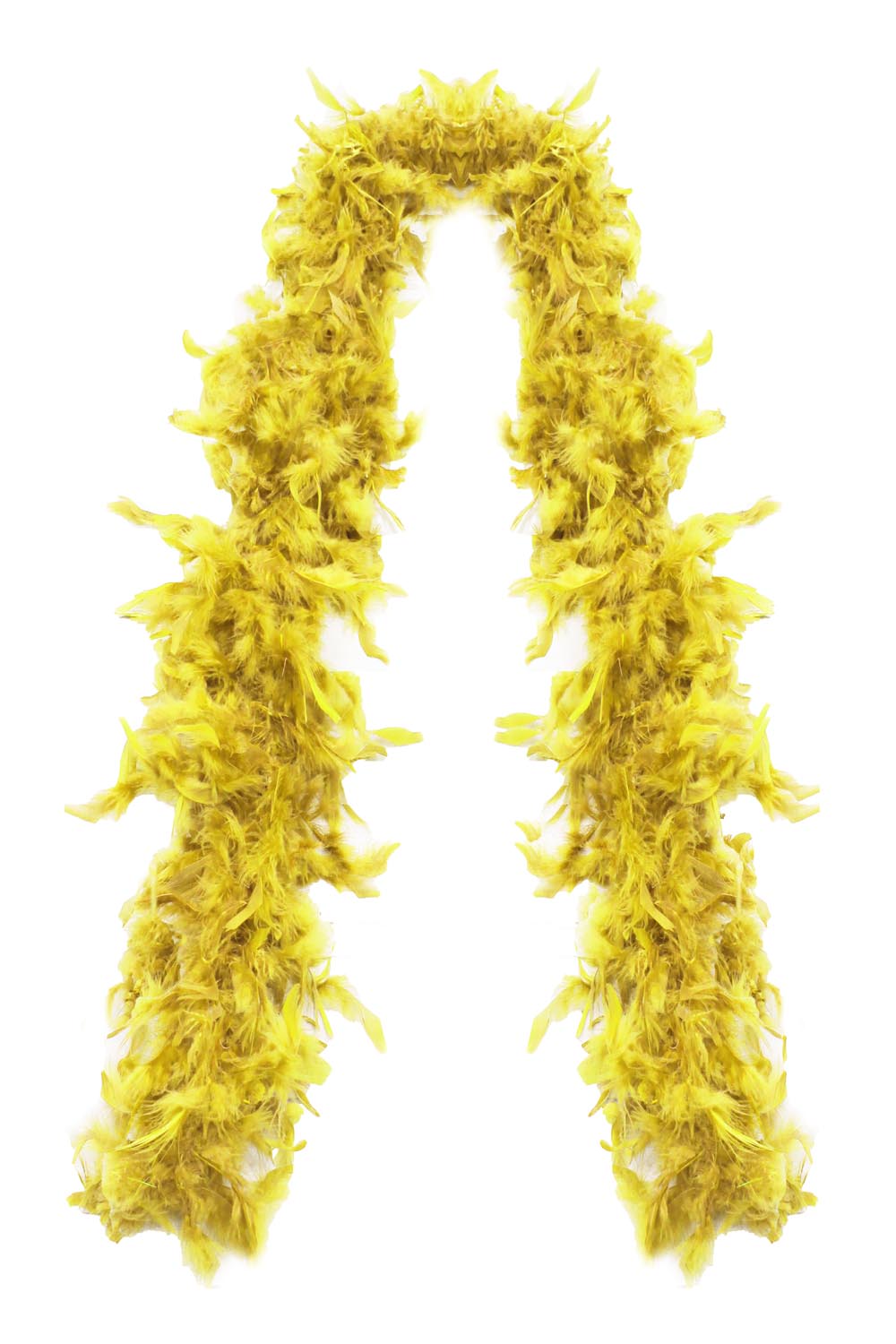Boa piuma struzzo giallo