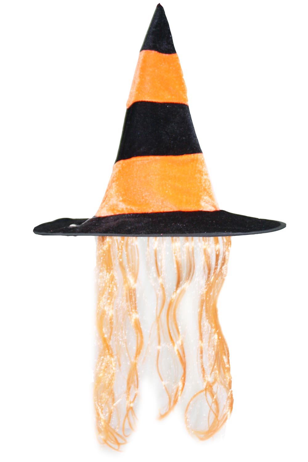 Cappello strega ciniglia arancio